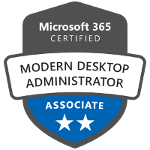 Badge Microsoft Modern Desktop Administrator